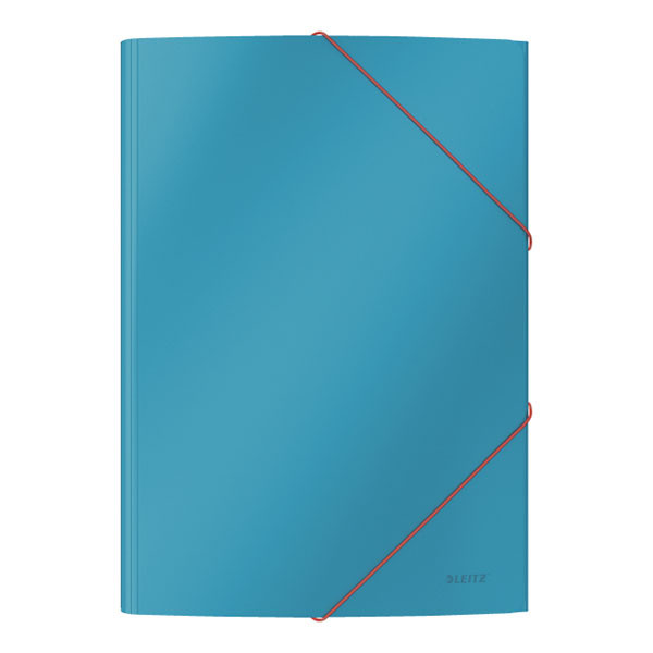 Leitz Cozy serene blue 3-flap cardboard folder 30020061 226407 - 1