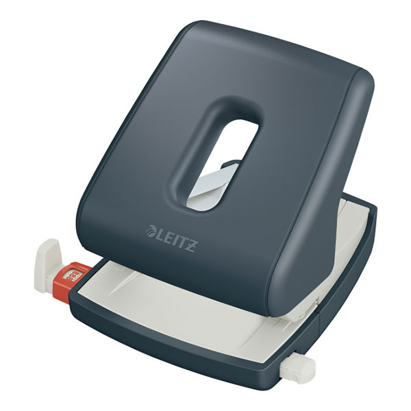 Leitz Cozy velvet grey 2-hole punch (30-sheets) 50040089 226459 - 1