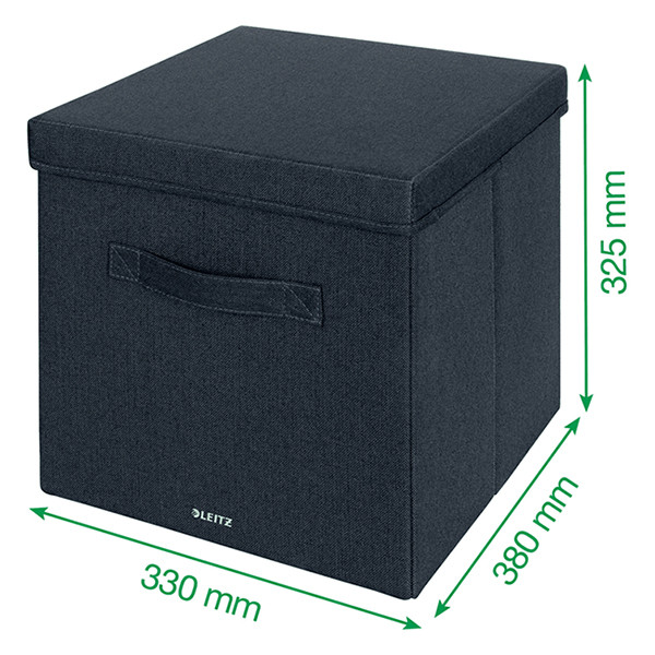 Leitz Fabric large dark grey storage box (2-pack) 61450089 202505 - 5