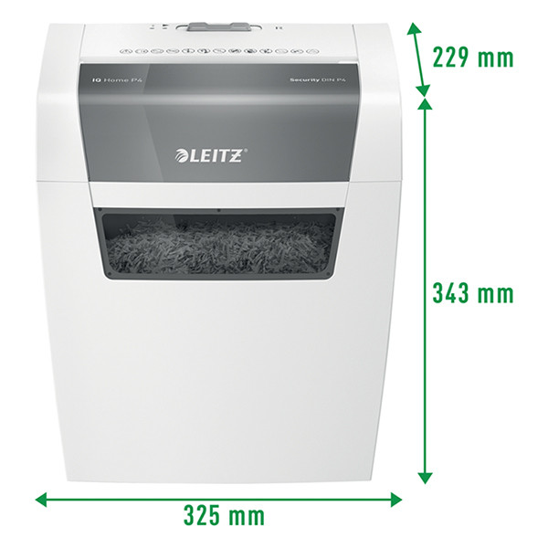 Leitz P4 paper shredder | Leitz IQ Home cross-cut 80340000 226597 - 4