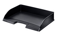 Leitz Plus black landscape letter tray 52180095 211813 - 1