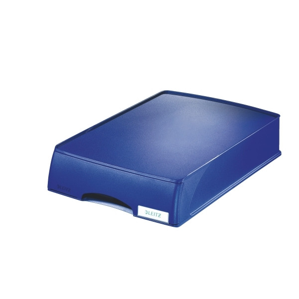 Leitz Plus blue letter tray with drawer unit 52100035 202521 - 1