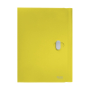 Leitz Recycle yellow A4 plastic 3-flap folder with closure