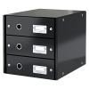 Leitz WOW black drawer unit (3 drawers)