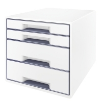 Leitz WOW grey/white drawer unit (4 drawers) 52132001 226053