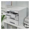 Leitz WOW grey/white drawer unit (4 drawers) 52132001 226053 - 3