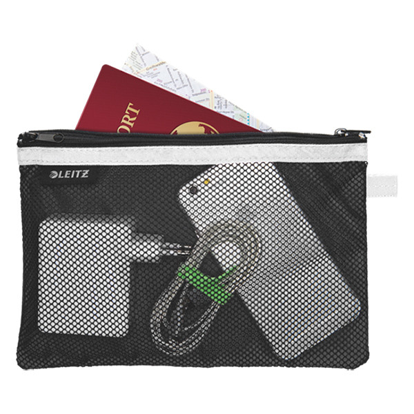 Leitz WOW large black mesh case with 2 compartments 40130095 226333 - 2