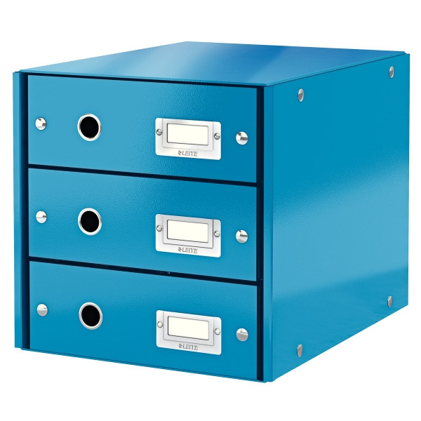 Leitz WOW metallic blue drawer unit (3 drawers) 60480036 211970 - 1