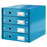 Leitz WOW metallic blue drawer unit (4 drawers) 60490036 211964