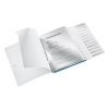 Leitz WOW metallic blue sorting folder with 12 tabs 46340036 211896 - 3