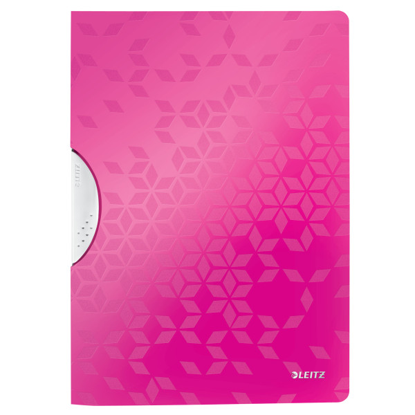 Leitz WOW metallic pink A4 clip folder 41850023 211901 - 1