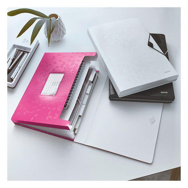 Leitz WOW metallic pink project folder (6 compartments) 45890023 211807 - 3