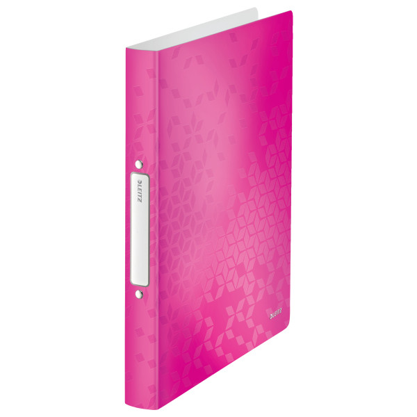 Leitz WOW metallic pink ring binder with 2 O-rings (32mm) 42570023 211730 - 1