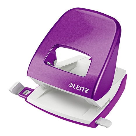 Leitz WOW metallic purple 2-hole punch, 3mm (30-sheets) 50081062 211797 - 1