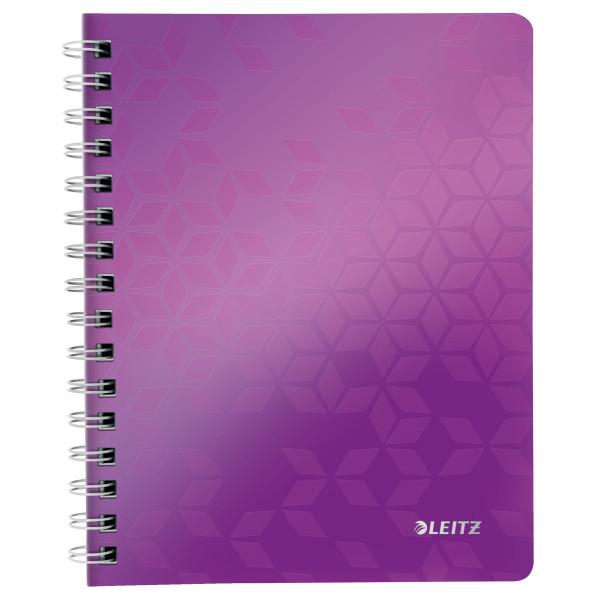 Leitz WOW metallic purple A5 lined spiral block 46390062 211997 - 1