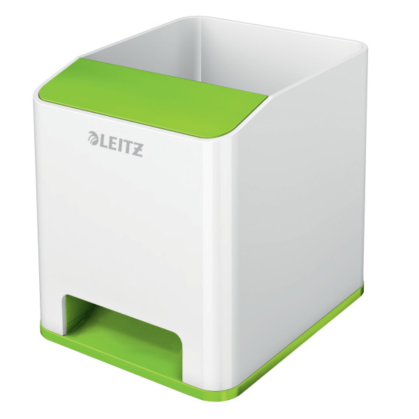 Leitz WOW white/green sound booster pen holder 53631054 226252 - 1