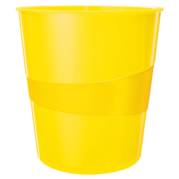 Leitz WOW yellow wastepaper bin 52781016 226277 - 1