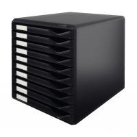 Leitz black drawer unit (10 drawers) 52940095 227604