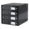 Leitz black drawer unit (4 drawers)