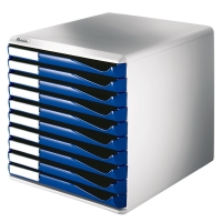 Leitz blue drawer unit (10 drawers) 52810035 211216