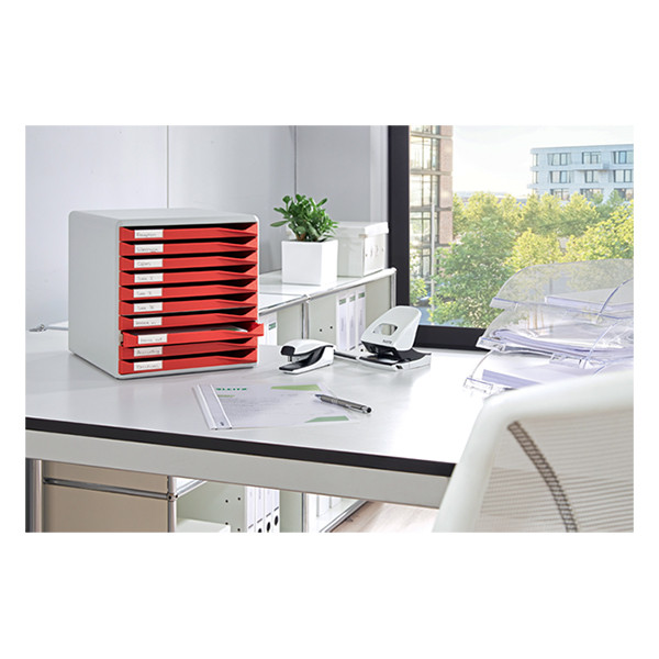 Leitz red drawer unit (10 drawers) 52810025 211214 - 3