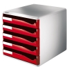 Leitz red drawer unit (5 drawers)