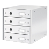 Leitz white drawer unit (4 drawers)