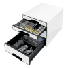 Leitz white/black drawer unit (4 drawers) 52521001 226058 - 2