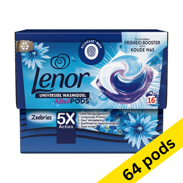 Lenor Sea Breeze All-in-1 detergent pods (64 pods)  SLE00481 - 1