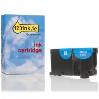 Lexmark 014N0900E (#100) cyan ink cartridge (123ink version)