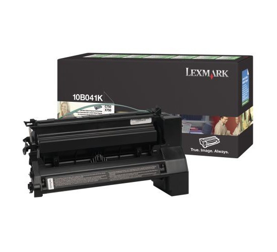 Lexmark 10B041K black toner (original) 10B041K 034265 - 1