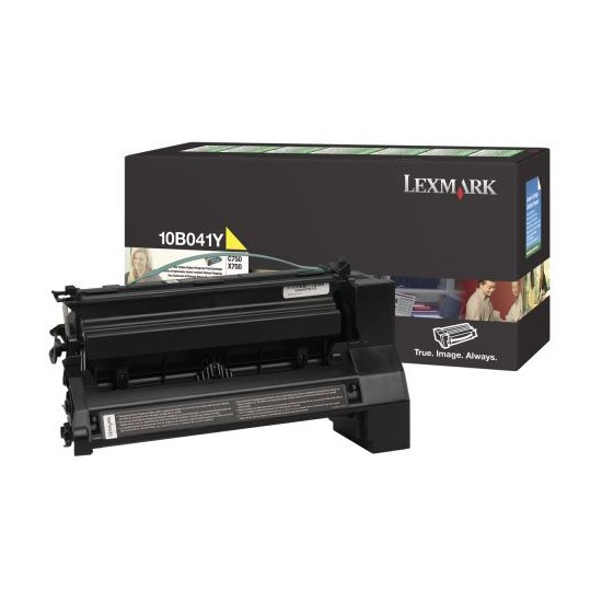 Lexmark 10B041Y yellow toner (original) 10B041Y 034280 - 1