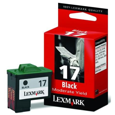 Lexmark 10N0217 (#17) black ink cartridge (original Lexmark) 10N0217E 040160 - 1