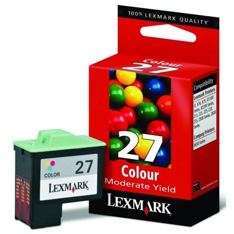 Lexmark 10N0227 (#27) colour ink cartridge (original Lexmark) 10N0227E 040175 - 1