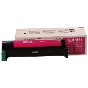 Lexmark 12A1451 magenta toner (original) 12A1451 034175 - 1