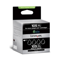 Lexmark 14N0845 (#105XL) black 4-pack (original) 14N0845 040438