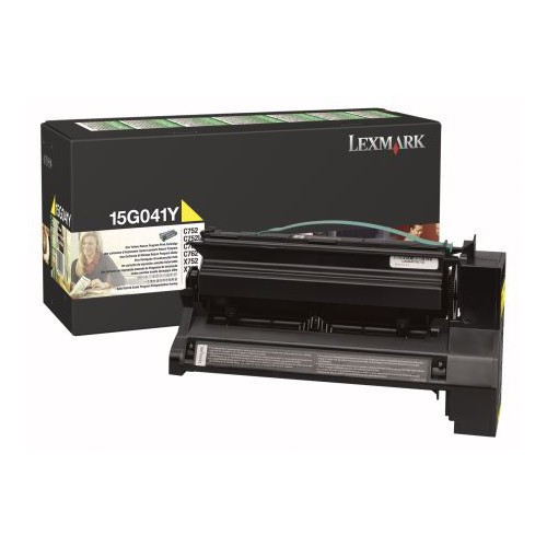 Lexmark 15G041Y yellow toner (original) 15G041Y 034530 - 1