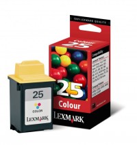 Lexmark 15M0125 (#25) colour high capacity ink cartridge (original Lexmark) 15M0125E 040055