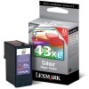 Lexmark 18YX143E (#43XL) colour ink cartridge (original Lexmark)