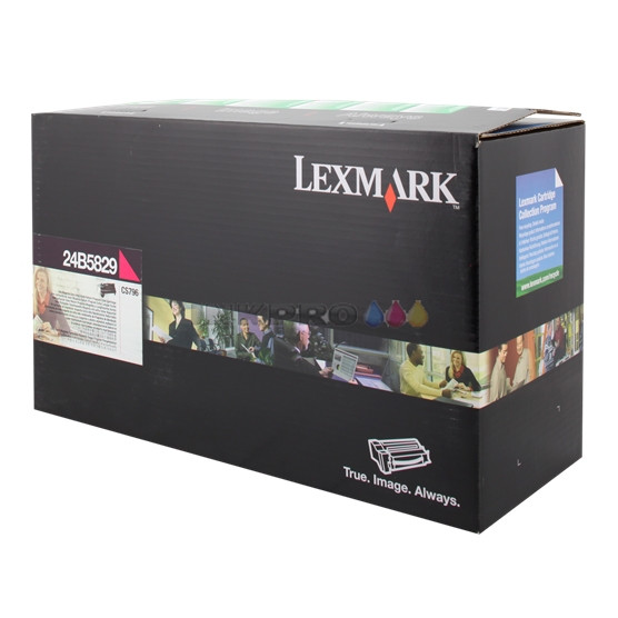 Lexmark 24B5829 magenta toner (original Lexmark) 24B5829 037388 - 1