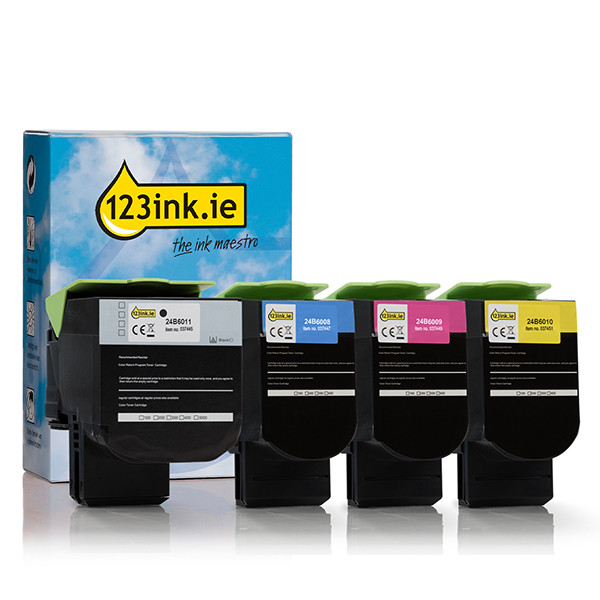 Lexmark 24B6011/08/09/10 toner 4-pack (123ink version)  131982 - 1