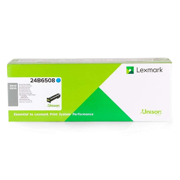 Lexmark 24B6508 cyan toner (original Lexmark) 24B6508 037798 - 1