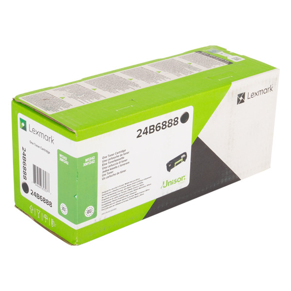 Lexmark 24B6888 black toner (original Lexmark) 24B6888 037862 - 1