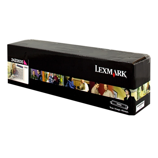 Lexmark 24Z0035 magenta toner (original Lexmark) 24Z0035 037710 - 1