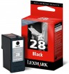 Lexmark 28 black ink cartridge (original Lexmark)