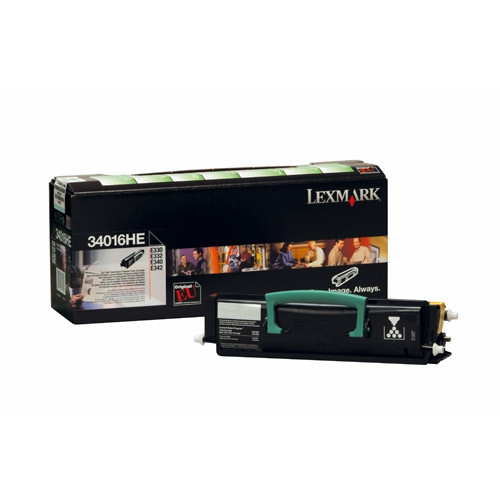 Lexmark 34016HE high capacity black toner (original Lexmark) 34016HE 034725 - 1