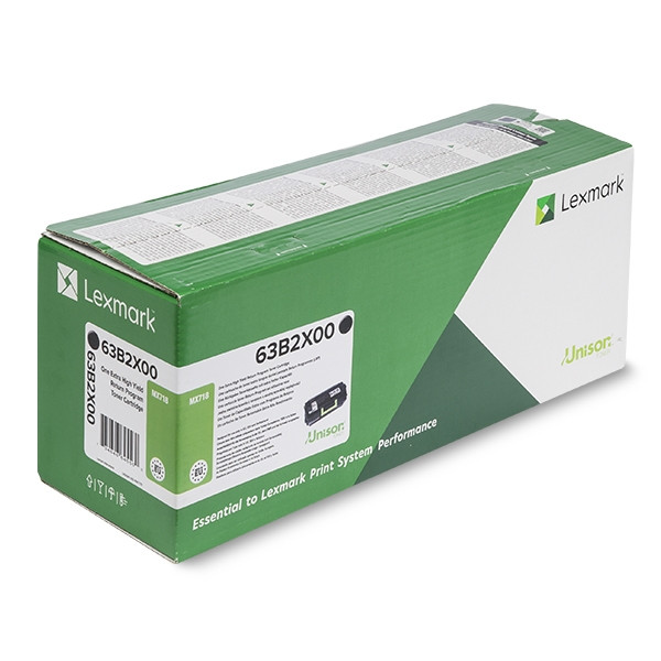 Lexmark 63B2X00 extra high capacity black toner (original Lexmark) 63B2X00 037778 - 1