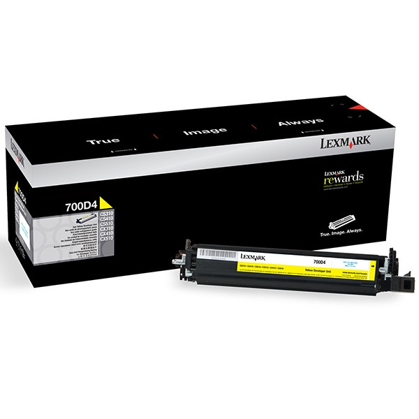 Lexmark 700D4 (70C0D40) yellow developer (original) 70C0D40 037268 - 1