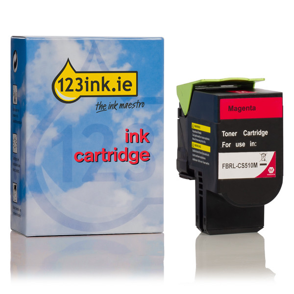 Lexmark 702HM (70C2HM0) high capacity magenta toner (123ink version) 70C2HM0C 037251 - 1