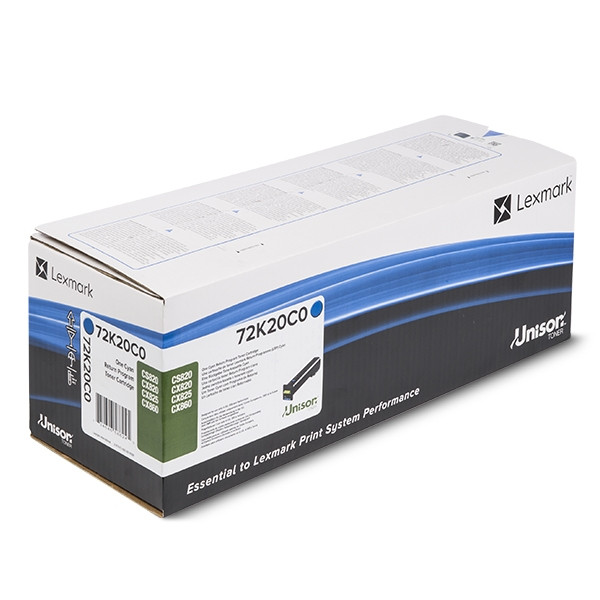 Lexmark 72K20C0 cyan toner (original Lexmark) 72K20C0 037632 - 1